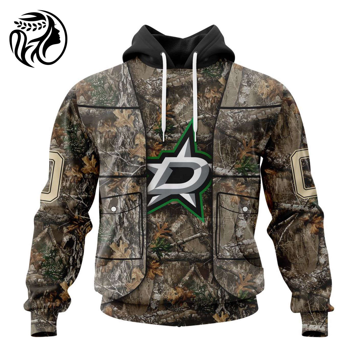 NHL Dallas Stars | Specialized Unisex Vest Kits With Realtree Camo 3d Printed Hoodie 3d Printed Hoodie