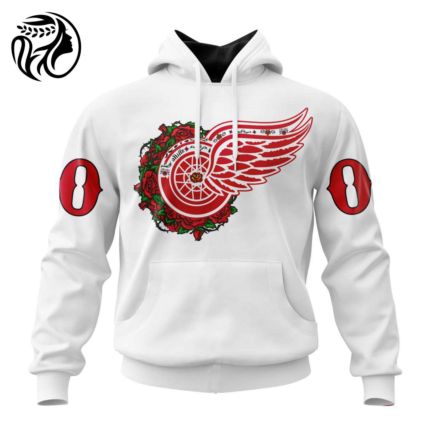 NHL Detroit Red Wings | Specialized Unisex Kits Dia De Muertos 3d Printed Hoodie 3d Printed Hoodie