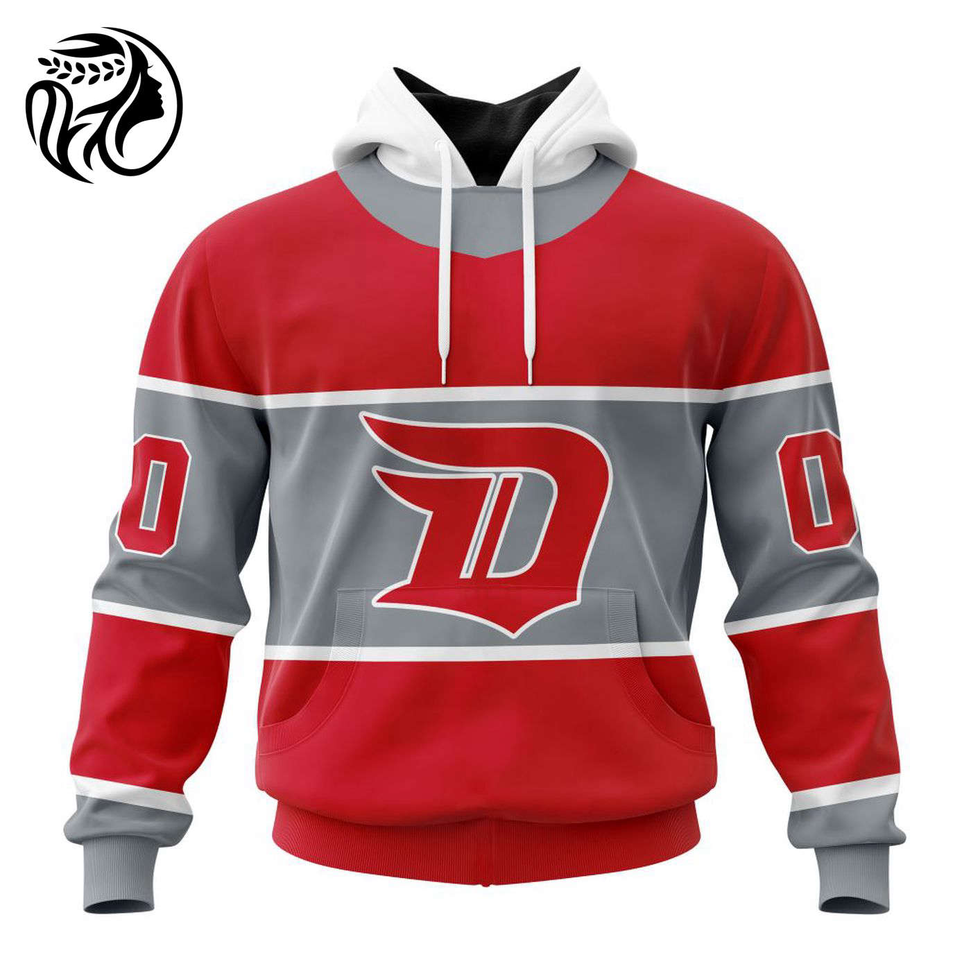 NHL Detroit Red Wings | Specialized Unisex Kits With Retro Concepts 3d Printed Hoodie 3d Printed Hoodie