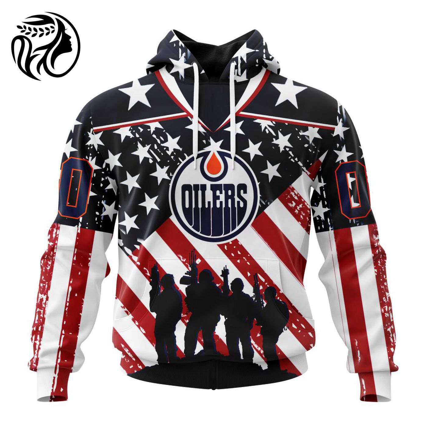 NHL Edmonton Oilers | Specialized Kits For Honor US’s Military 3d Printed Hoodie 3d Printed Hoodie