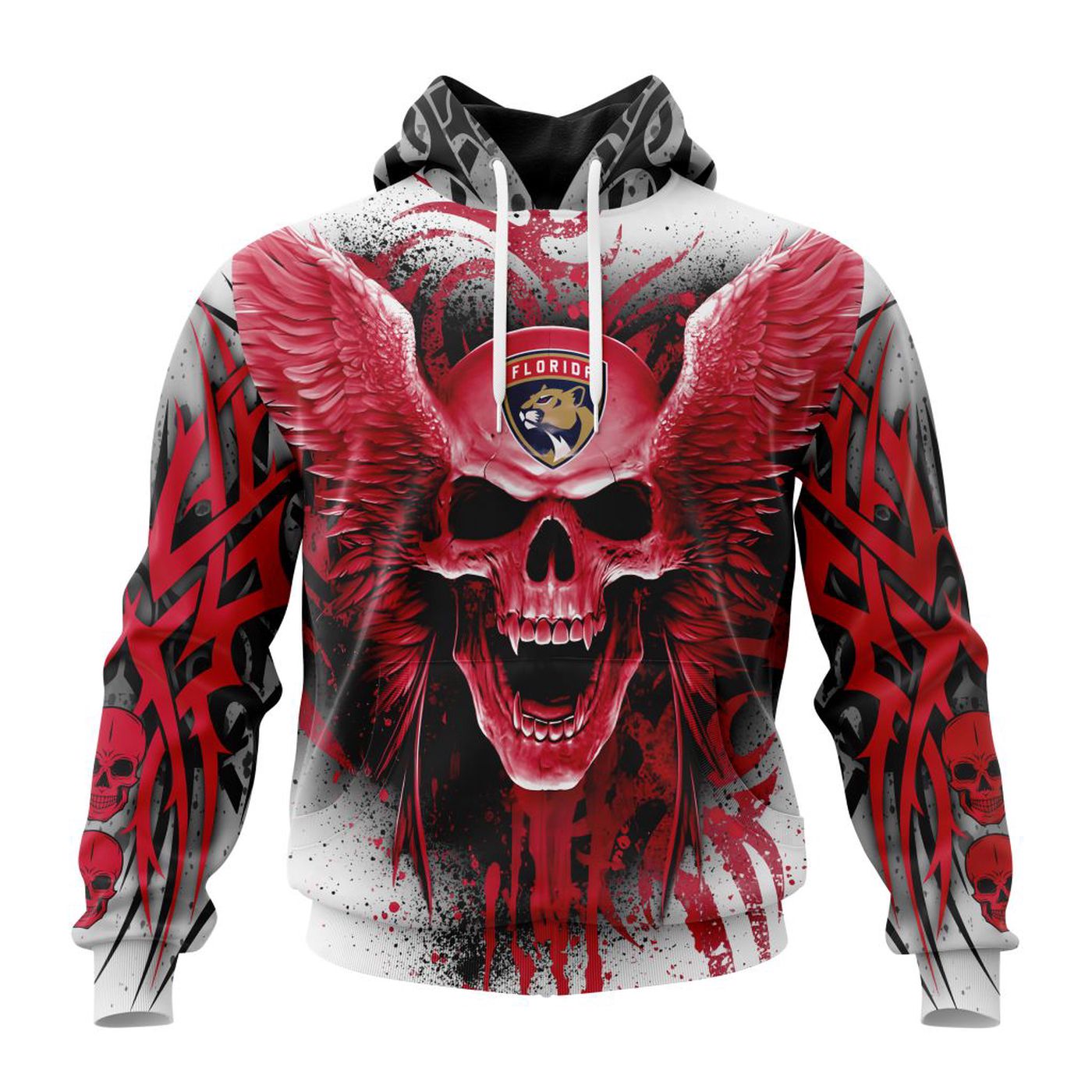 NHL Florida Panthers Special Kits With Skull Art ST2202 3d Printed Hoodie 3d Printed Hoodie