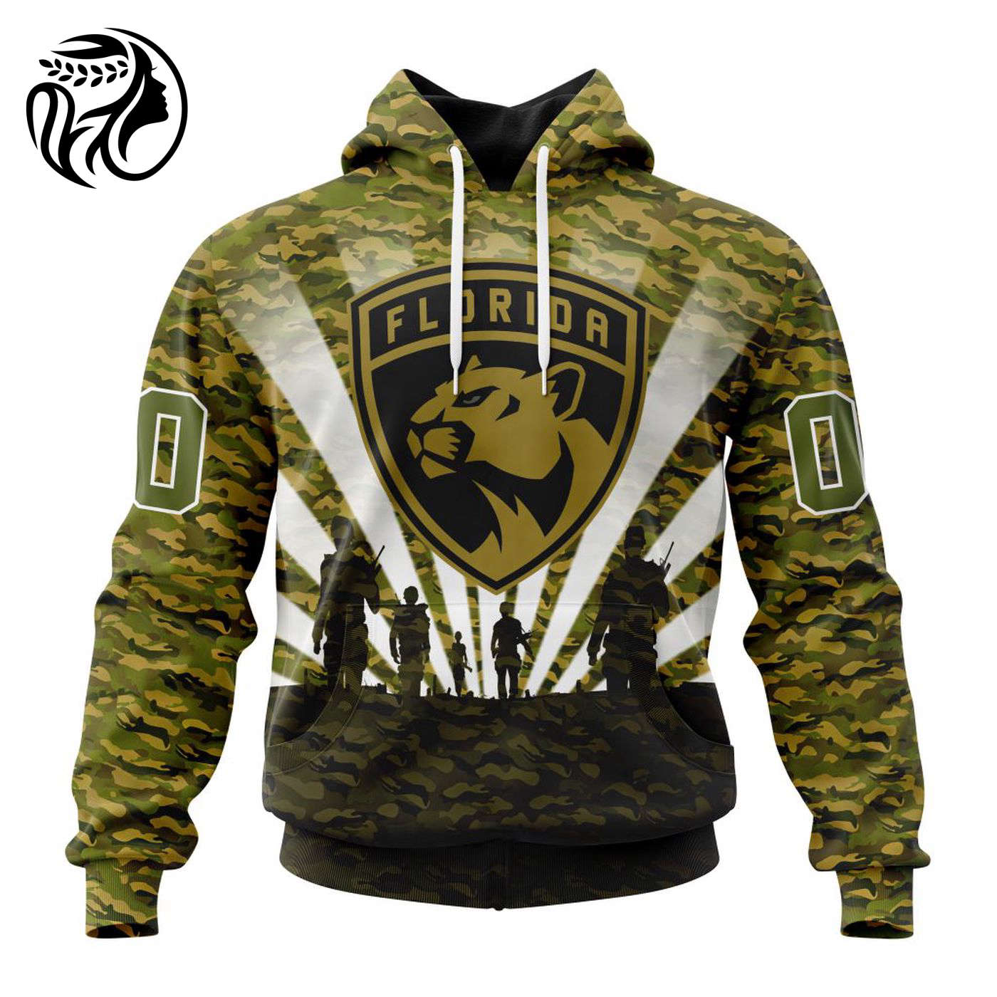 NHL Florida Panthers Special Military Camo Kits For Veterans Day And Rememberance Day ST2201 3d Printed Hoodie 3d Printed Hoodie