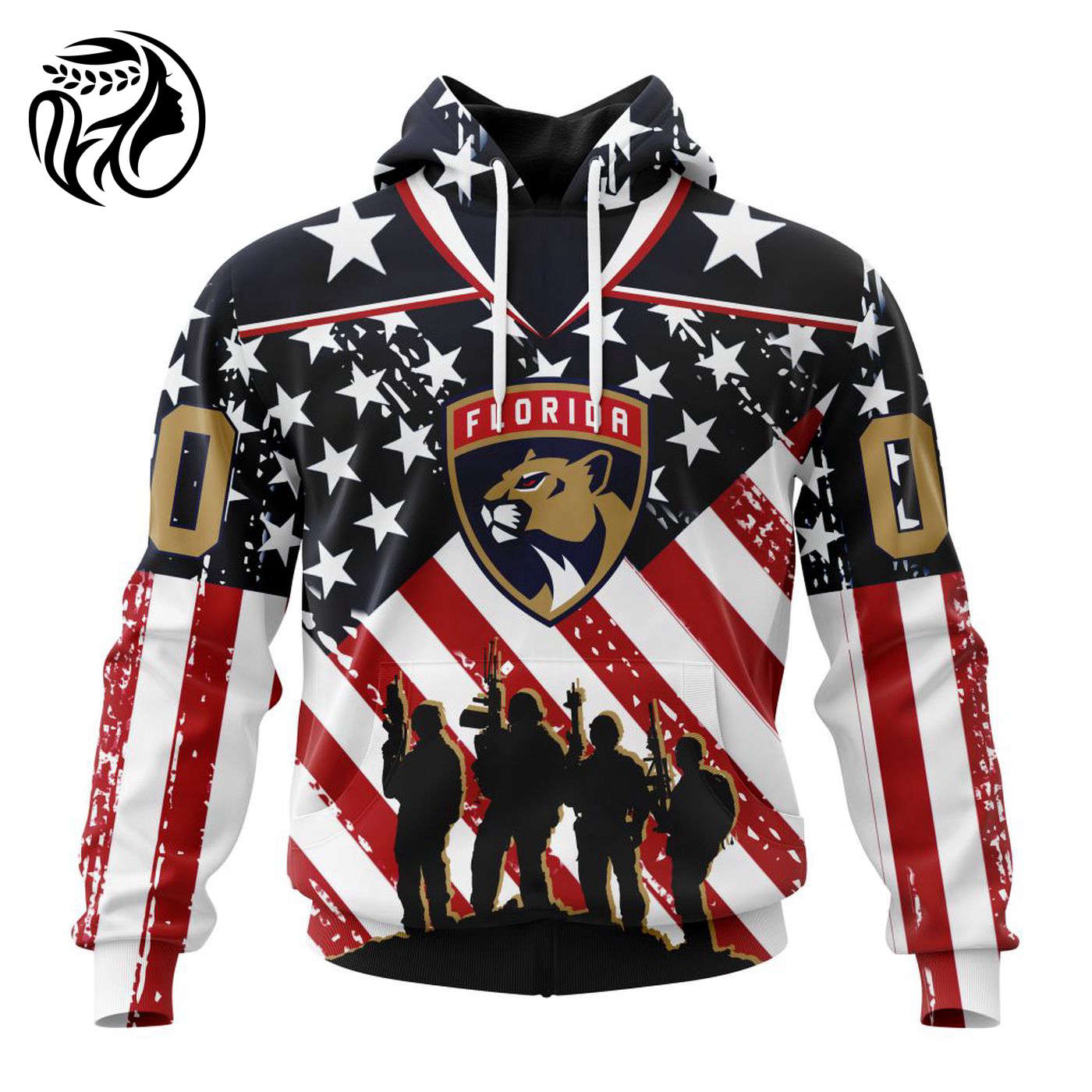 NHL Florida Panthers | Specialized Kits For Honor US’s Military 3d Printed Hoodie 3d Printed Hoodie