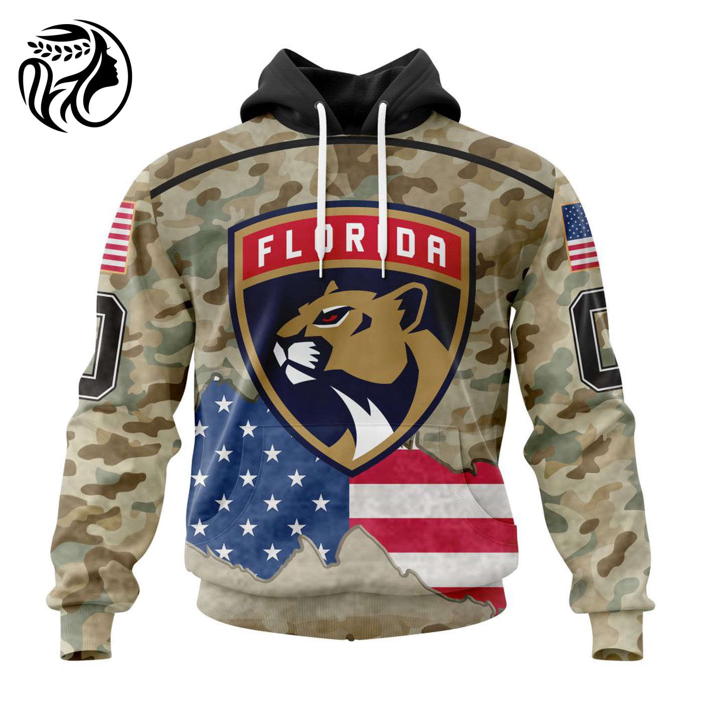 NHL Florida Panthers | Specialized Kits For United State With Camo Color 3d Printed Hoodie 3d Printed Hoodie