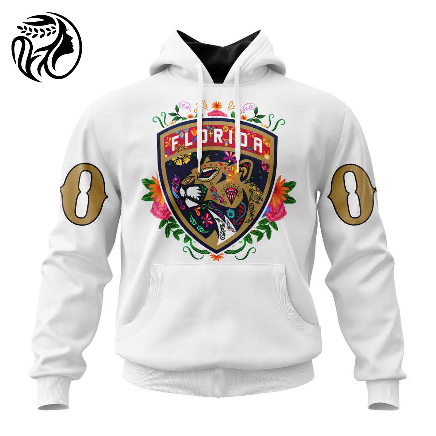 NHL Florida Panthers | Specialized Unisex Kits Dia De Muertos 3d Printed Hoodie 3d Printed Hoodie