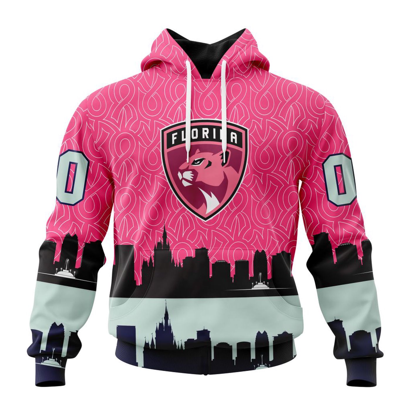 NHL Florida Panthers | Specialized Unisex Kits Hockey Fights Against Cancer V0222 3d Printed Hoodie 3d Printed Hoodie