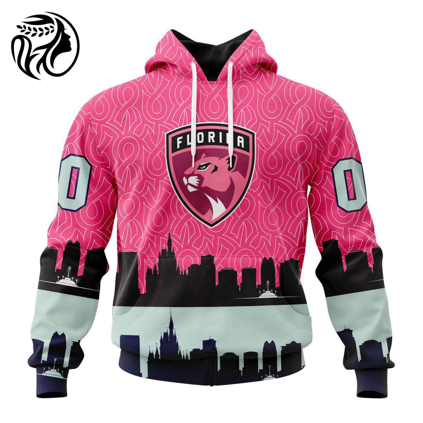 NHL Florida Panthers | Specialized Unisex Kits Hockey Fights Against Cancer V0222 3d Printed Hoodie 3d Printed Hoodie