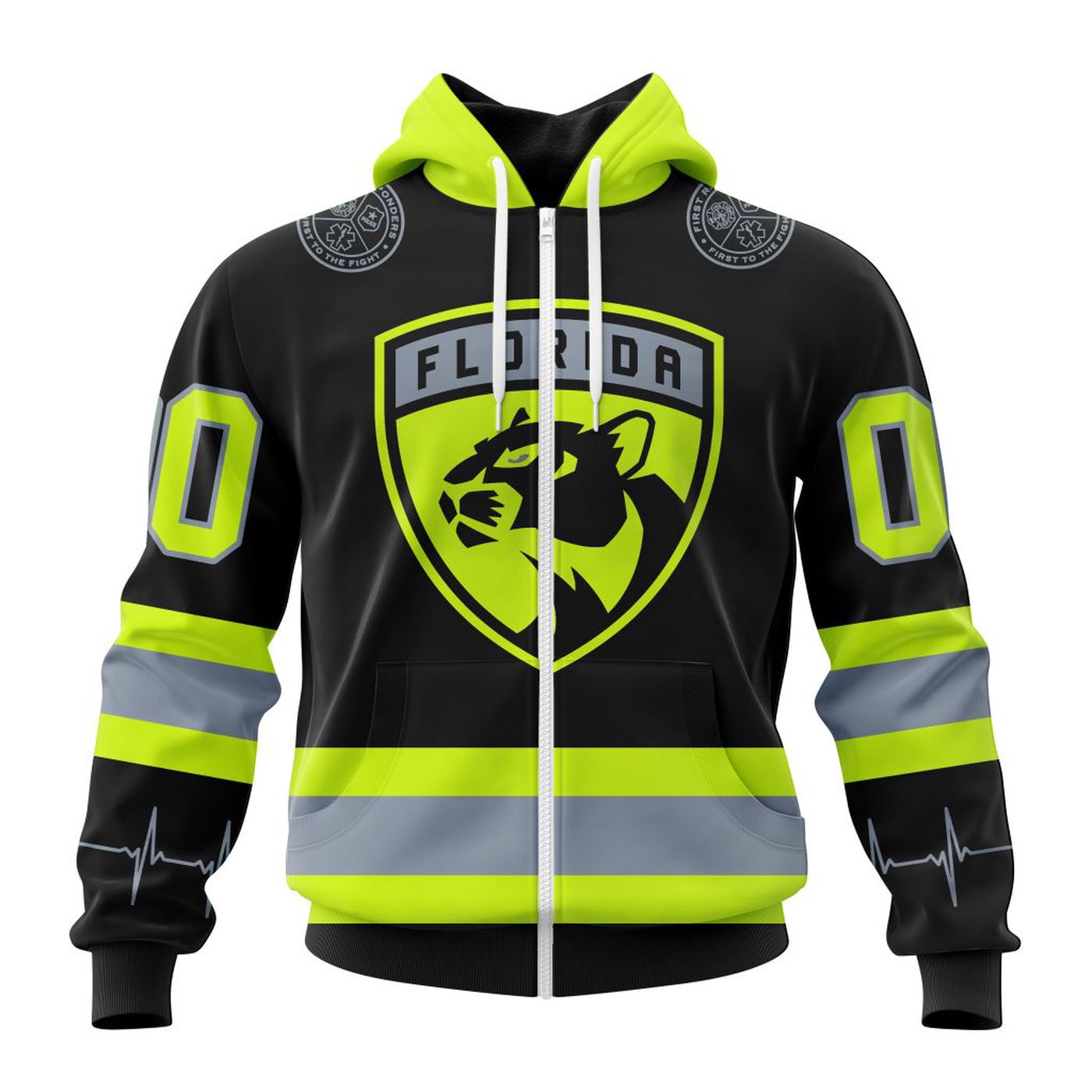 NHL Florida Panthers | Specialized Unisex Kits With FireFighter Uniforms Color 3d Printed Hoodie 3d Printed Hoodie