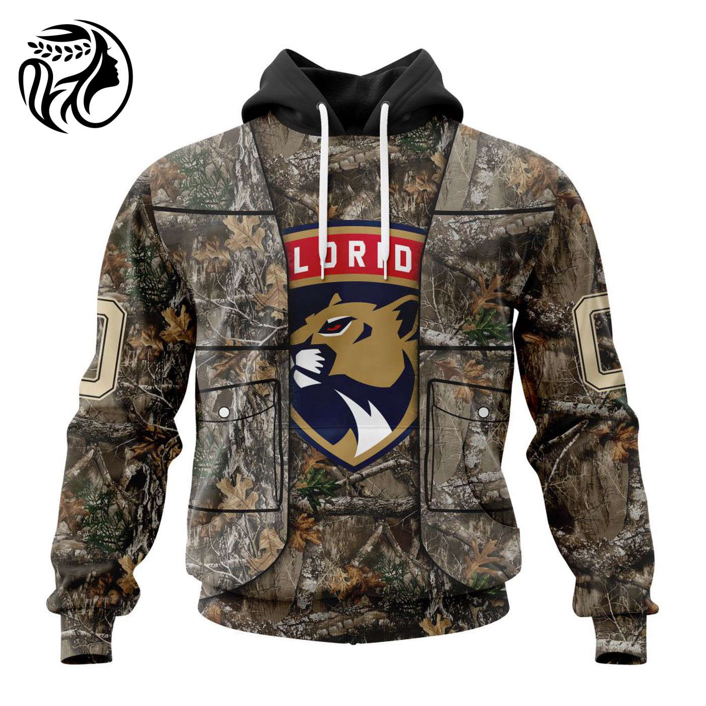 NHL Florida Panthers | Specialized Unisex Vest Kits With Realtree Camo 3d Printed Hoodie 3d Printed Hoodie