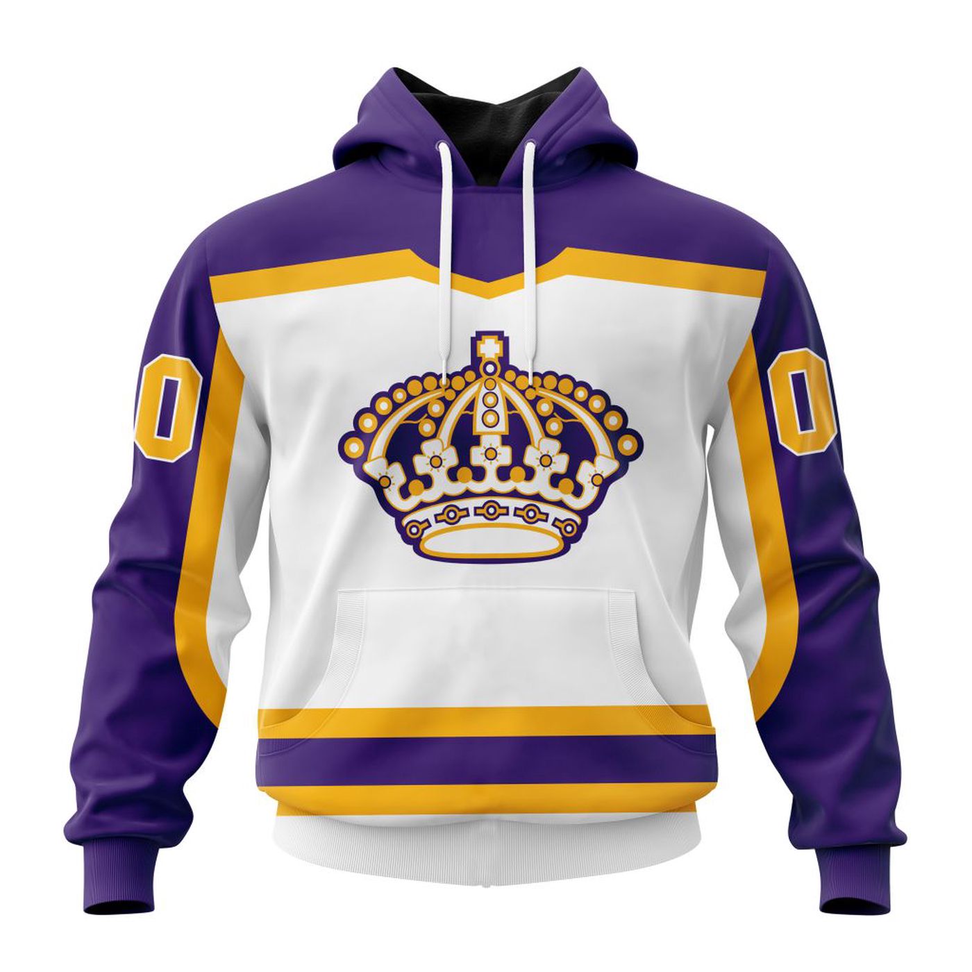 NHL Los Angeles Kings Reverse Retro Kits 2022 3d Printed Hoodie 3d Printed Hoodie