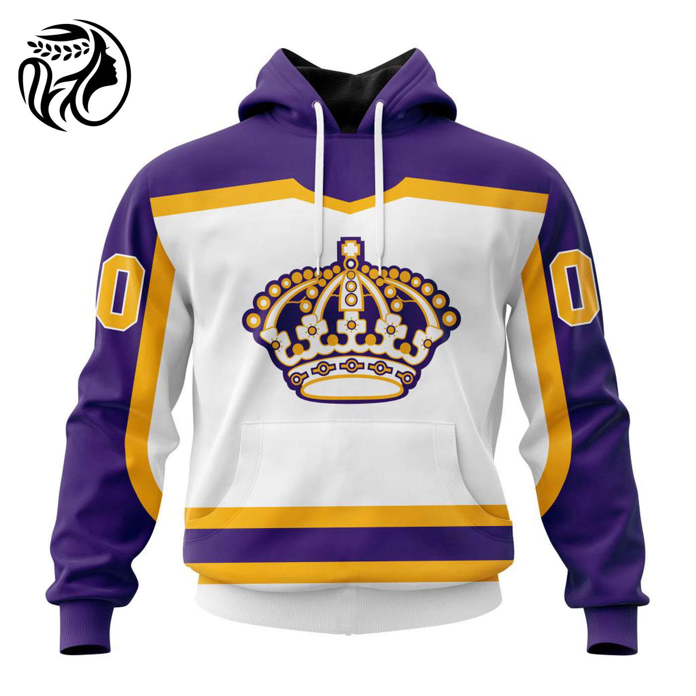 NHL Los Angeles Kings Reverse Retro Kits 2022 3d Printed Hoodie 3d Printed Hoodie