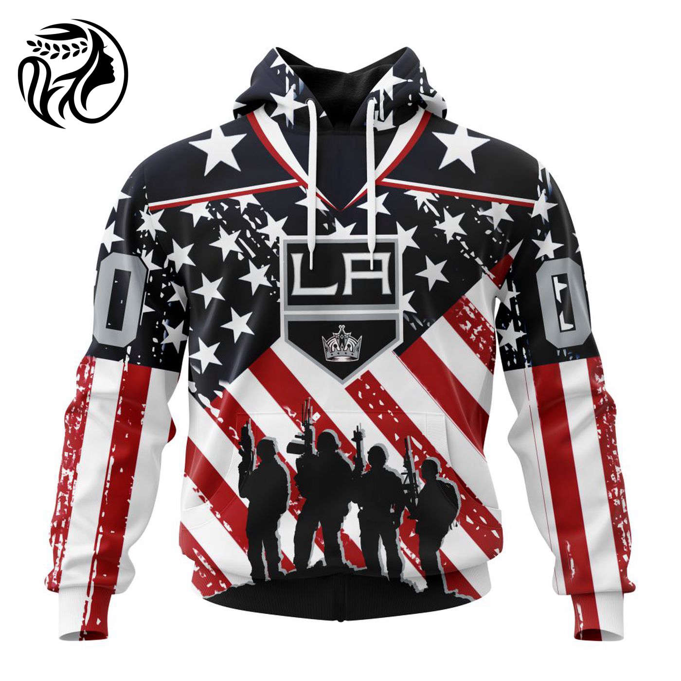 NHL Los Angeles Kings | Specialized Kits For Honor US’s Military 3d Printed Hoodie 3d Printed Hoodie