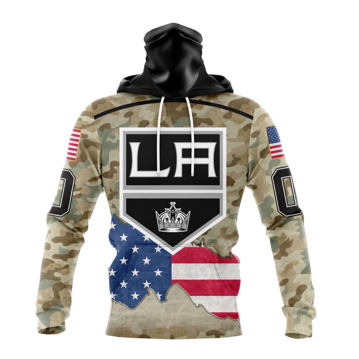 NHL Los Angeles Kings | Specialized Kits For United State With Camo Color 3d Printed Hoodie 3d Printed Hoodie