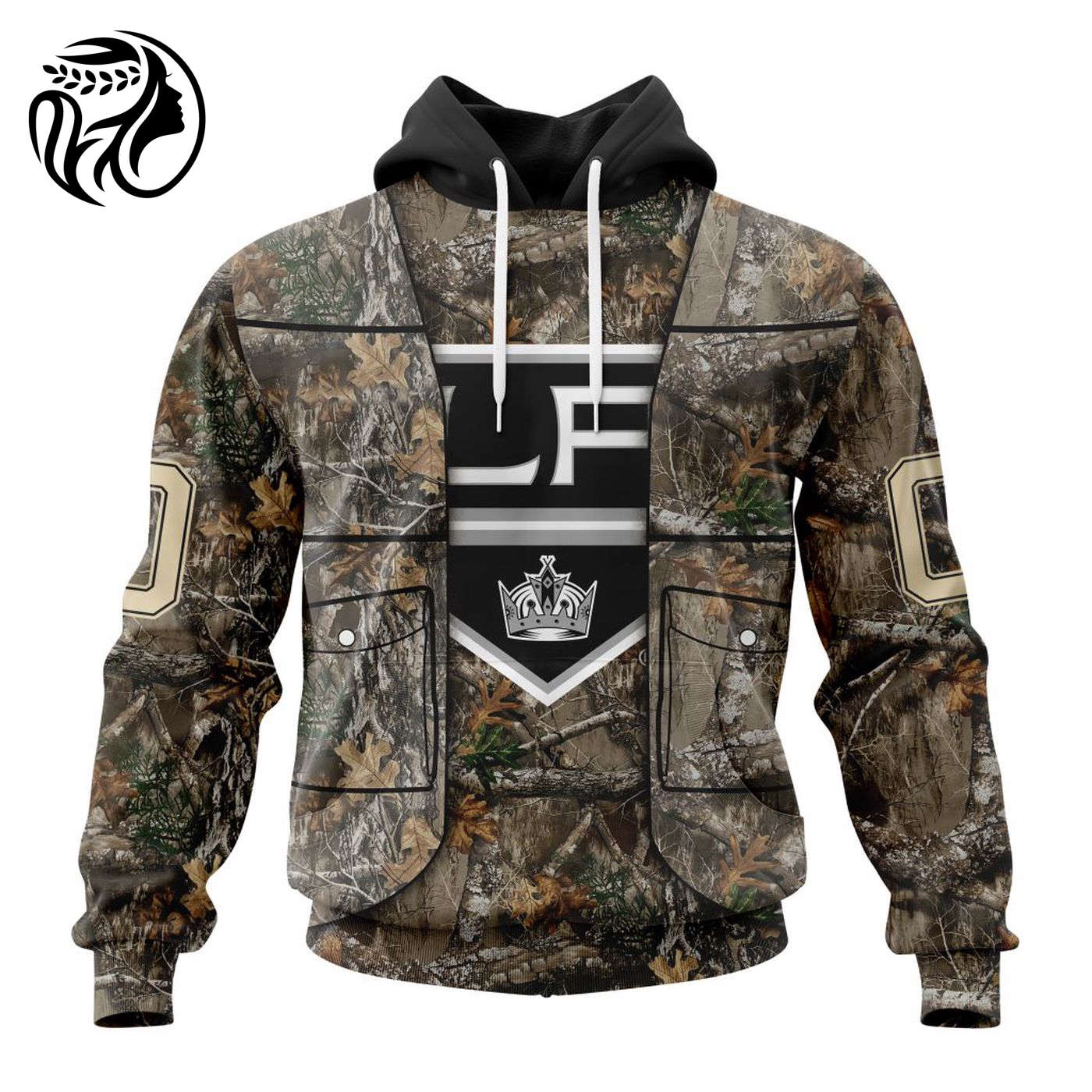 NHL Los Angeles Kings | Specialized Unisex Vest Kits With Realtree Camo 3d Printed Hoodie 3d Printed Hoodie