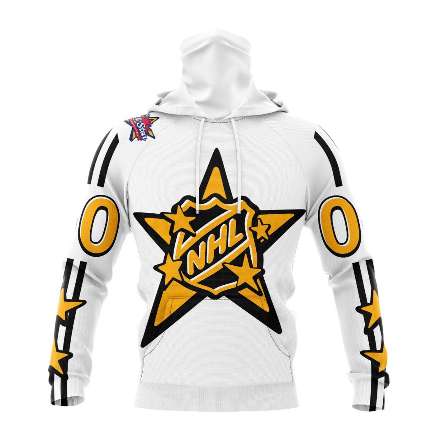 NHL Metropolitan Division Personalized 2024 NHL All-Star Game White Kits 3d Printed Hoodie 3d Printed Hoodie