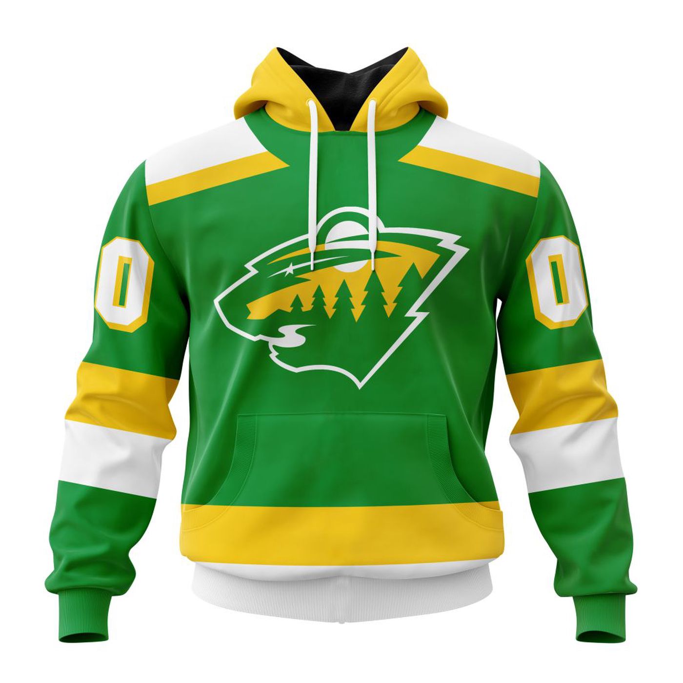 NHL Minnesota Wild Reverse Retro Kits 2022 3d Printed Hoodie 3d Printed Hoodie