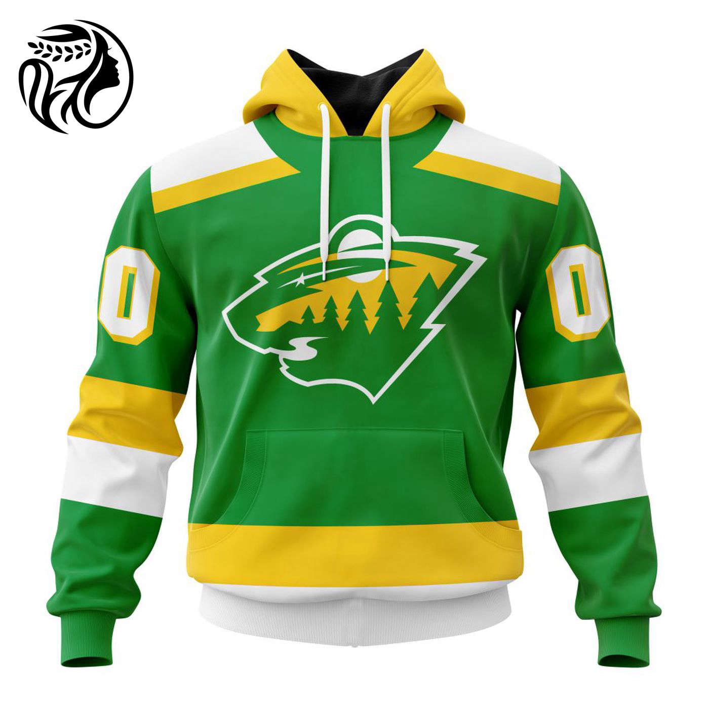 NHL Minnesota Wild Reverse Retro Kits 2022 3d Printed Hoodie 3d Printed Hoodie