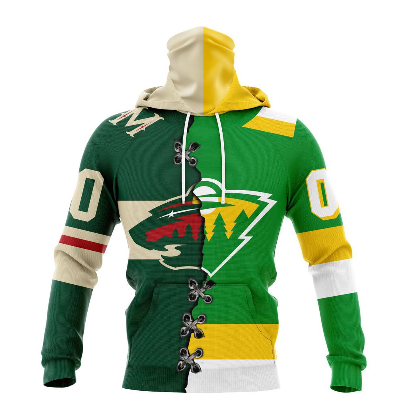 NHL Minnesota Wild Special Home Mix Reverse Retro Personalized Kits 3d Printed Hoodie 3d Printed Hoodie