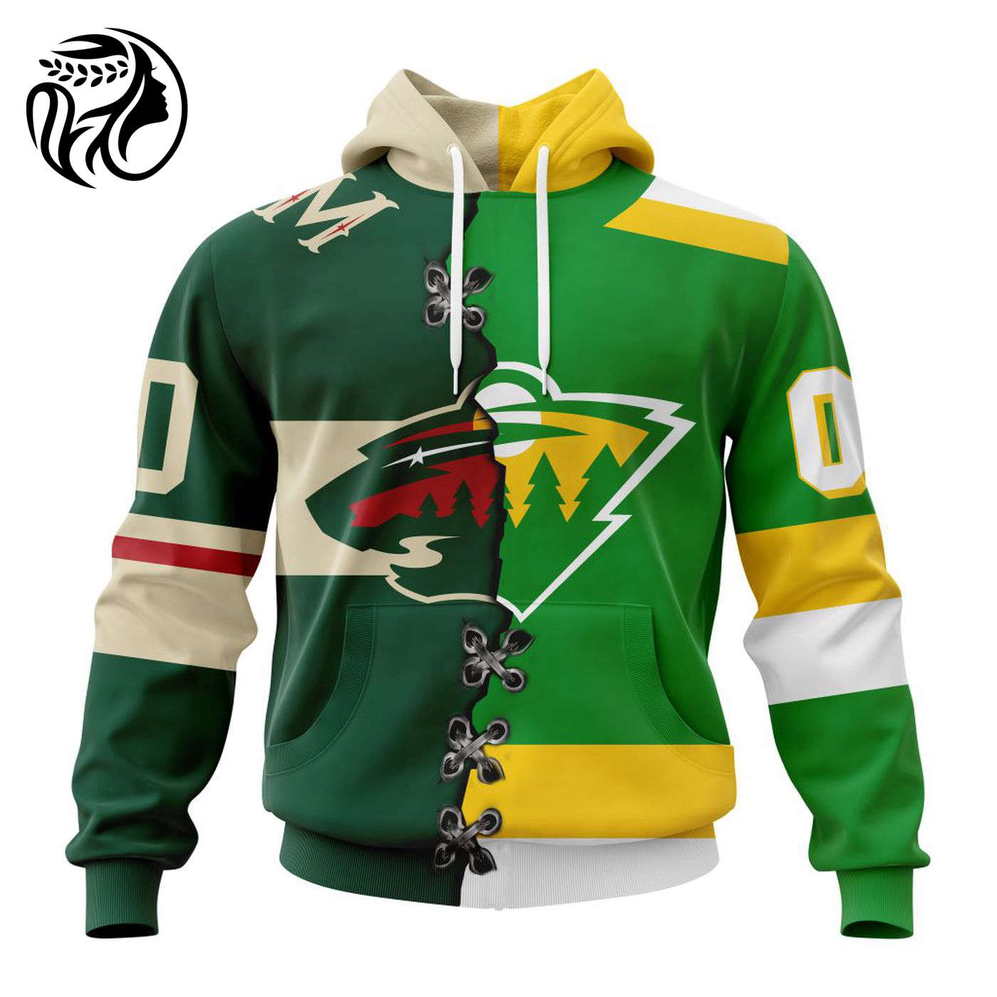 NHL Minnesota Wild Special Home Mix Reverse Retro Personalized Kits 3d Printed Hoodie 3d Printed Hoodie