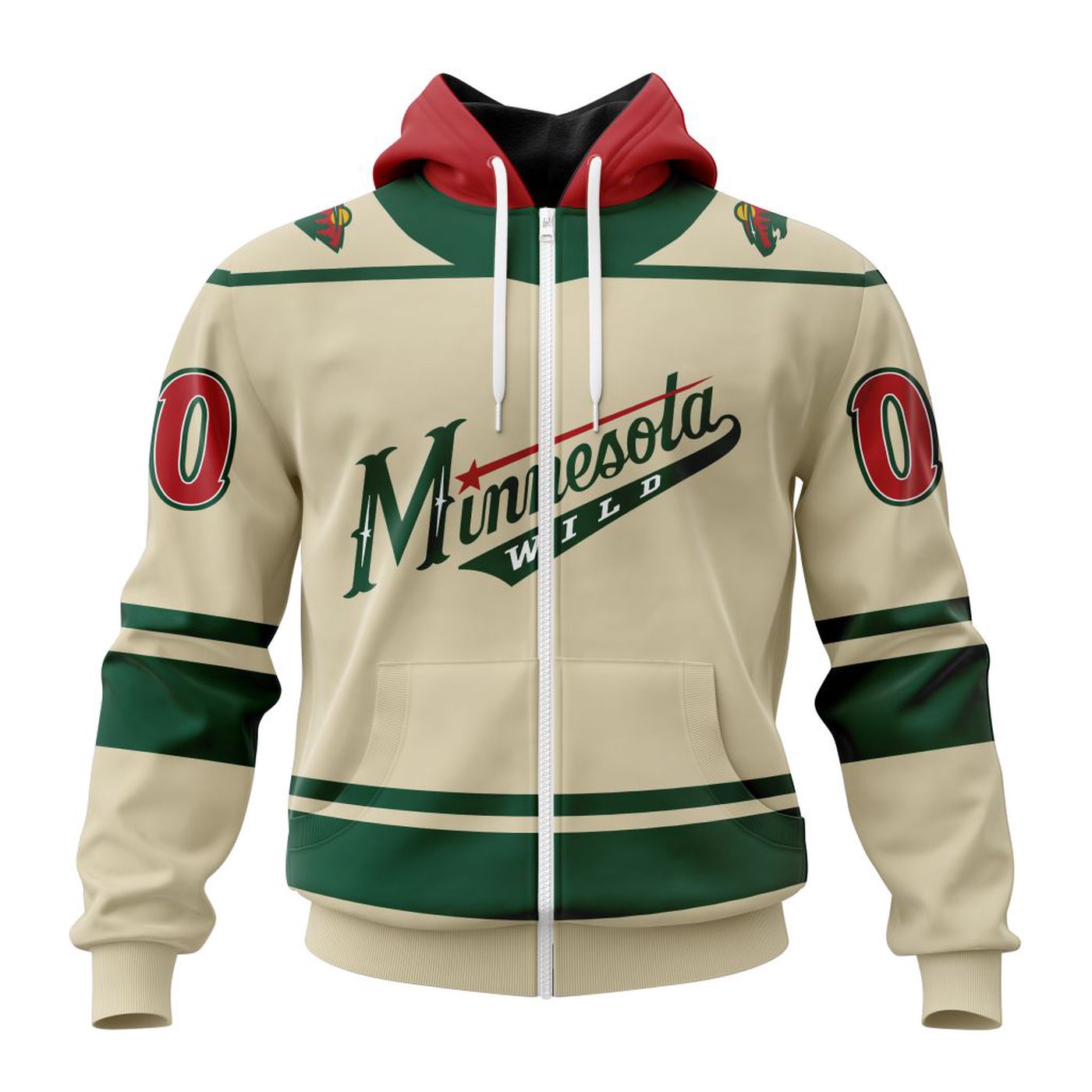 NHL Minnesota Wild | Specialized Unisex Kits With Retro Concepts 3d Printed Hoodie 3d Printed Hoodie
