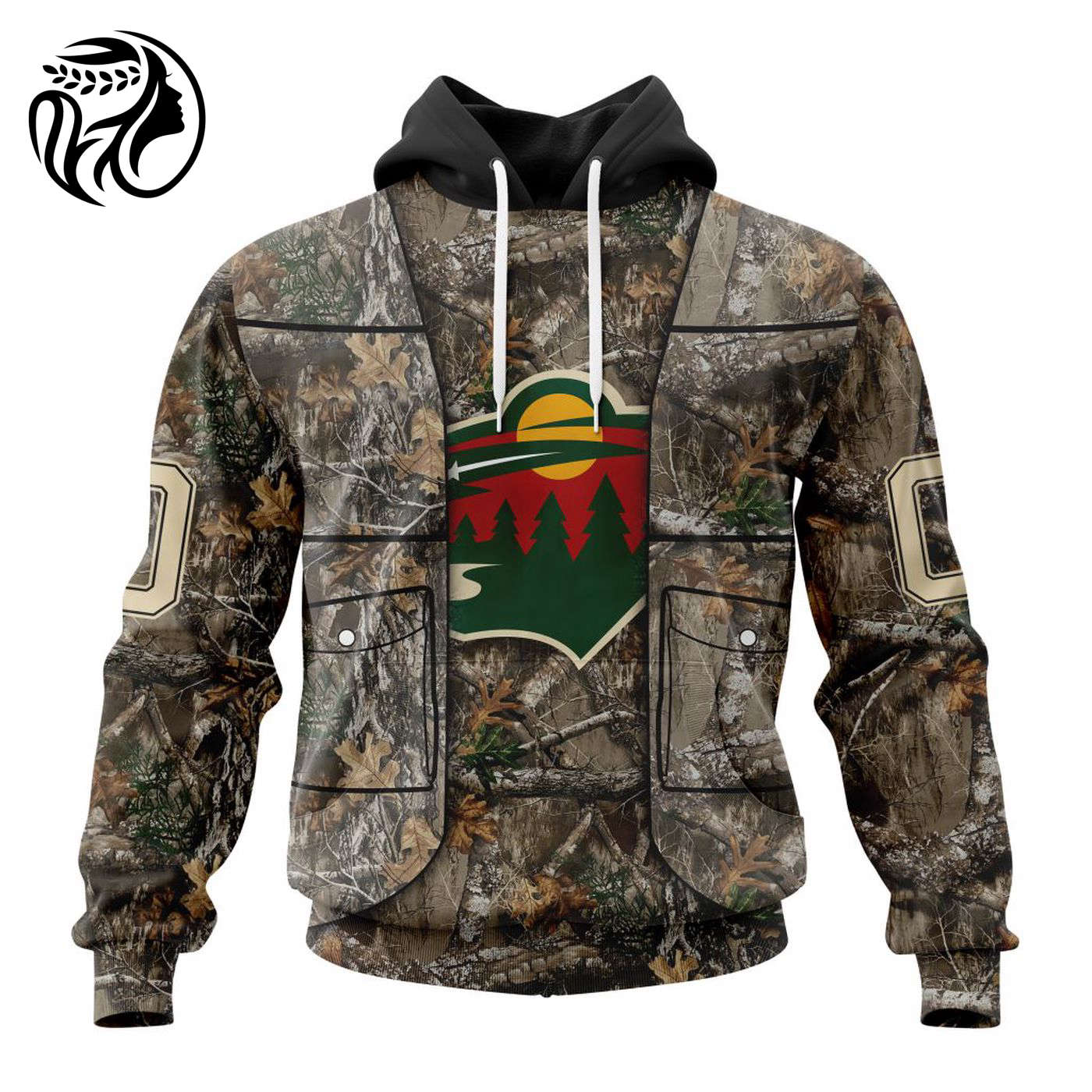 NHL Minnesota Wild | Specialized Unisex Vest Kits With Realtree Camo 3d Printed Hoodie 3d Printed Hoodie
