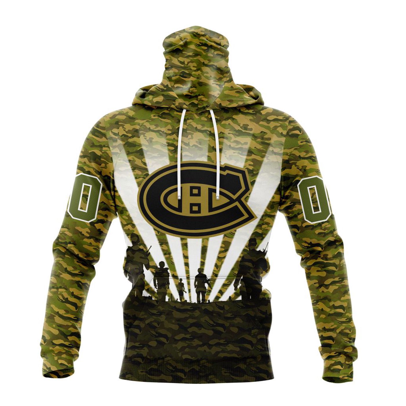 NHL Montreal Canadiens Special Military Camo Kits For Veterans Day And Rememberance Day ST2201 3d Printed Hoodie 3d Printed Hoodie