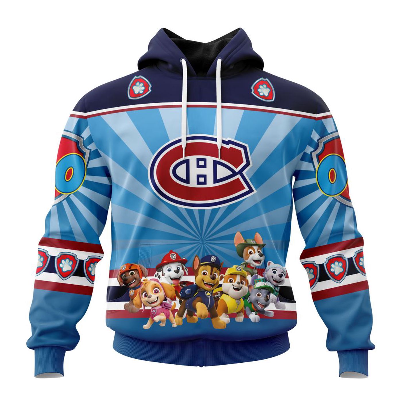 NHL Montreal Canadiens Special Paw Patrol Kits ST2201 3d Printed Hoodie 3d Printed Hoodie