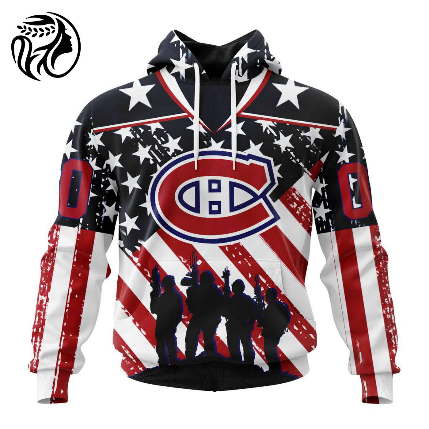NHL Montreal Canadiens | Specialized Kits For Honor US’s Military 3d Printed Hoodie 3d Printed Hoodie