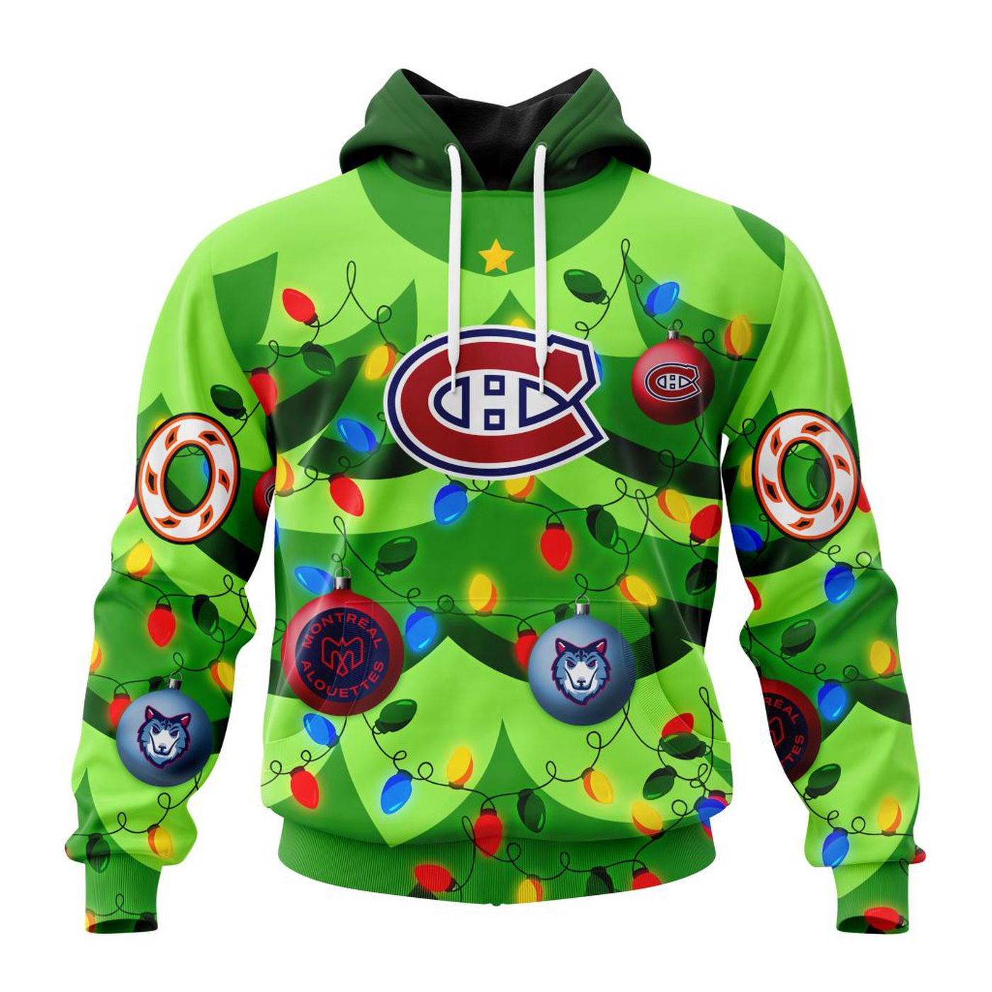 NHL Montreal Canadiens | Specialized Unisex Kits With Unisex Kits With Christmass Tree Color And City’s Sport Teams 3d Printed Hoodie 3d Printed Hoodie