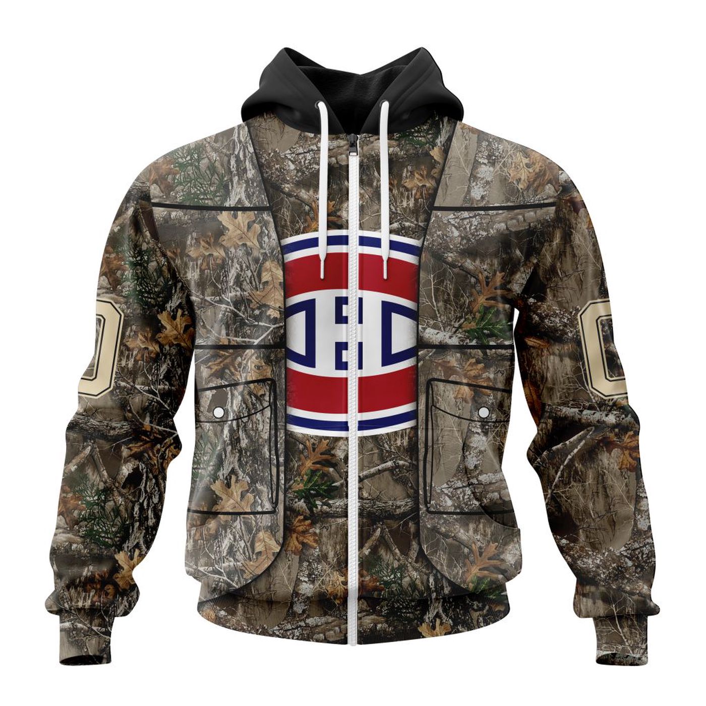 NHL Montreal Canadiens | Specialized Unisex Vest Kits With Realtree Camo 3d Printed Hoodie 3d Printed Hoodie
