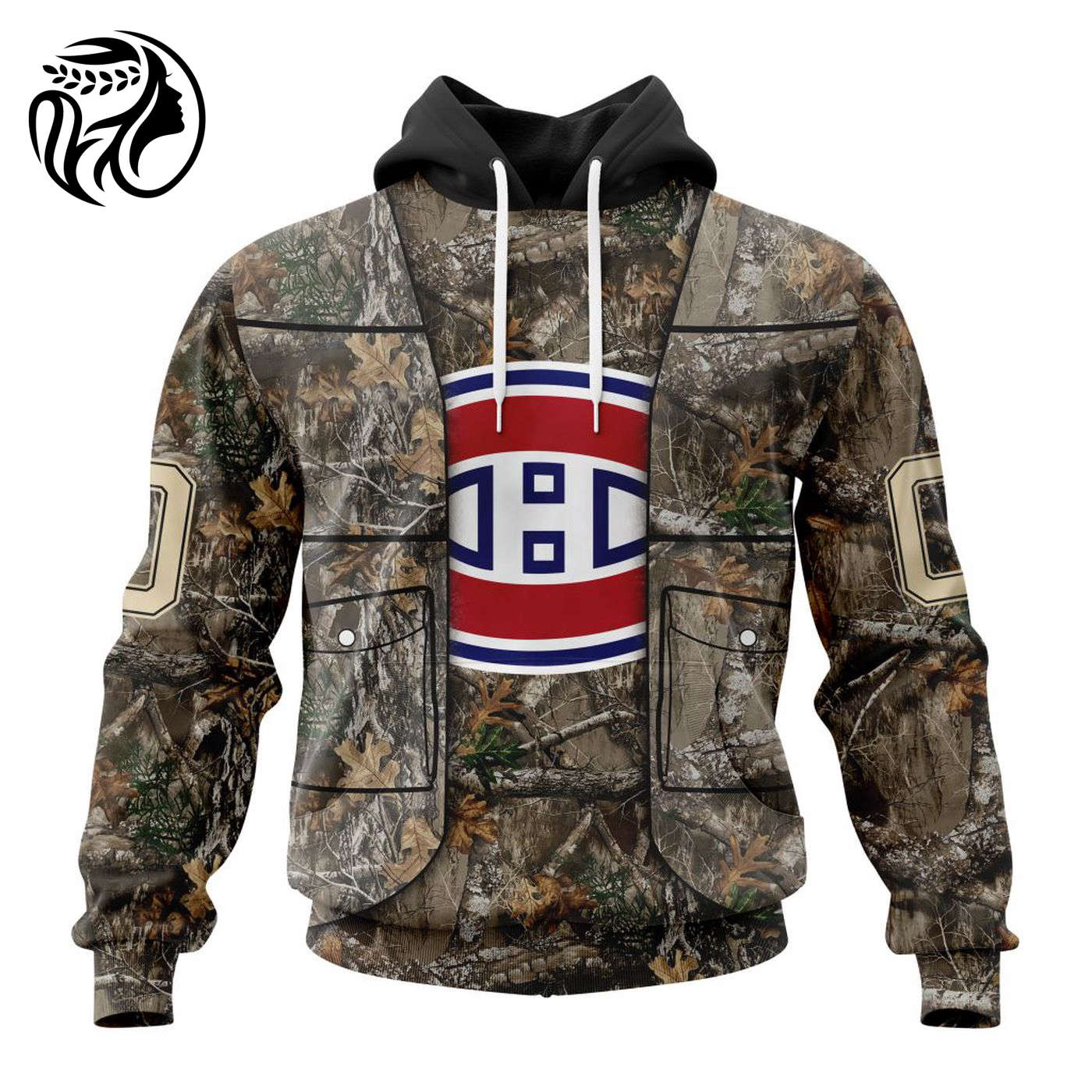 NHL Montreal Canadiens | Specialized Unisex Vest Kits With Realtree Camo 3d Printed Hoodie 3d Printed Hoodie