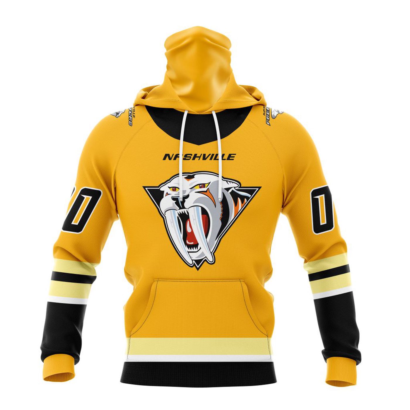 NHL Nashville Predators Reverse Retro Kits 2022 3d Printed Hoodie 3d Printed Hoodie