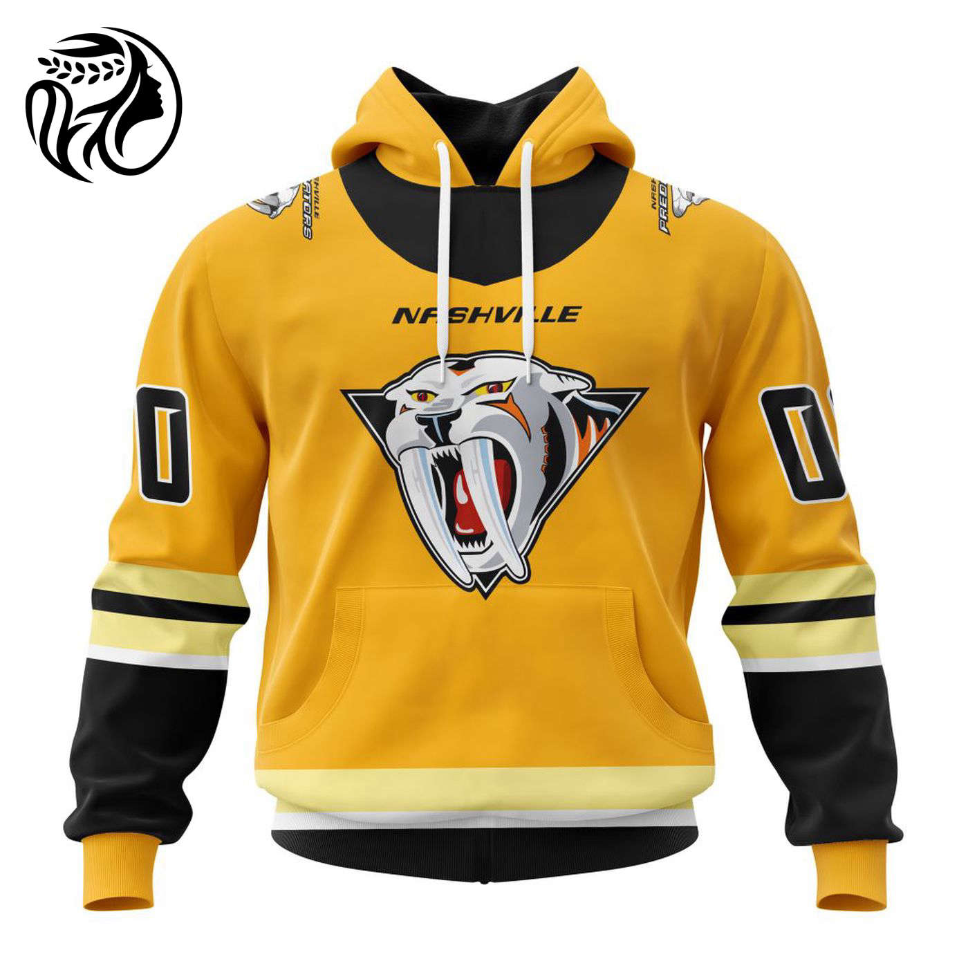 NHL Nashville Predators Reverse Retro Kits 2022 3d Printed Hoodie 3d Printed Hoodie