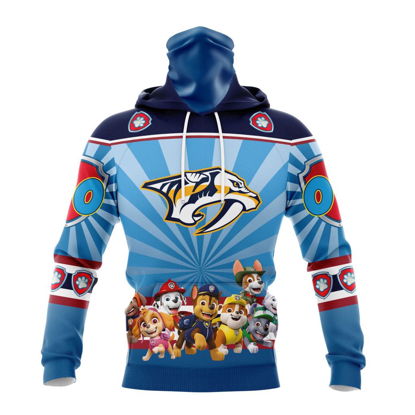 NHL Nashville Predators Special Paw Patrol Kits ST2201 3d Printed Hoodie 3d Printed Hoodie