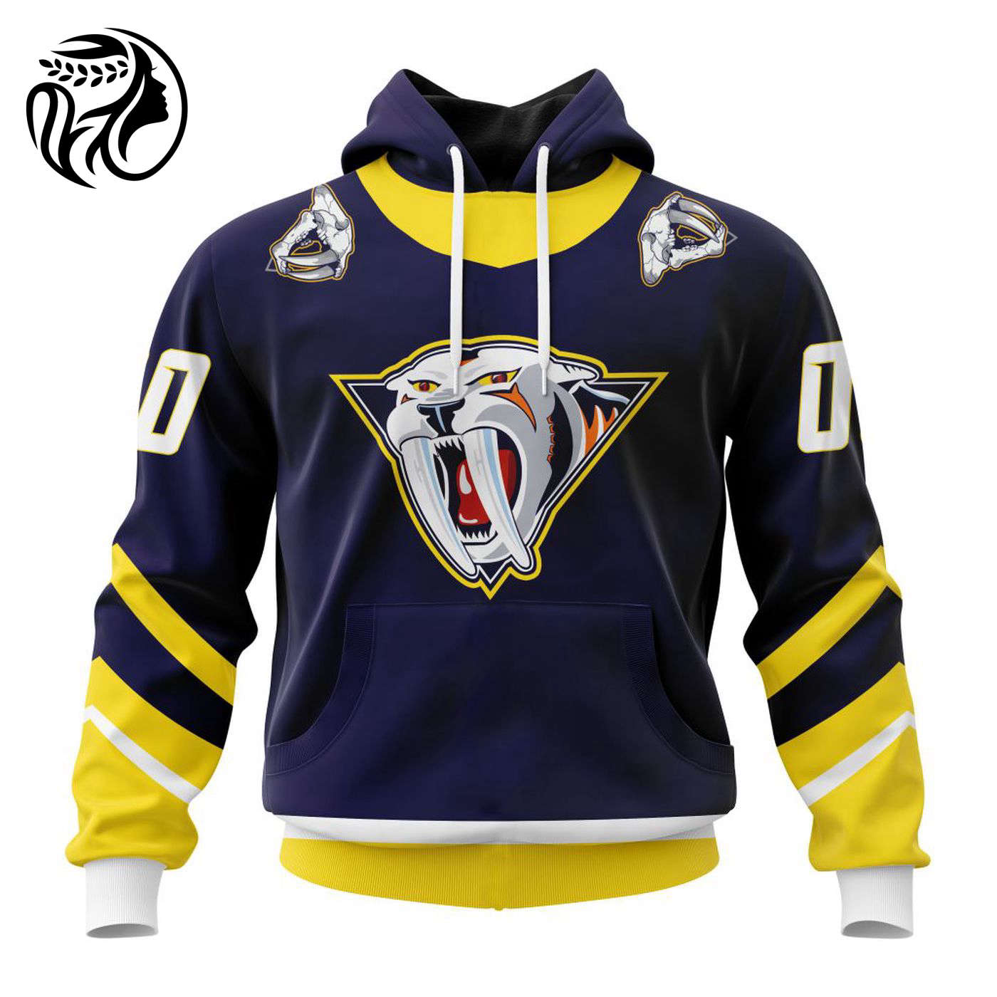 NHL Nashville Predators | Specialized Unisex Kits With Retro Concepts 3d Printed Hoodie 3d Printed Hoodie