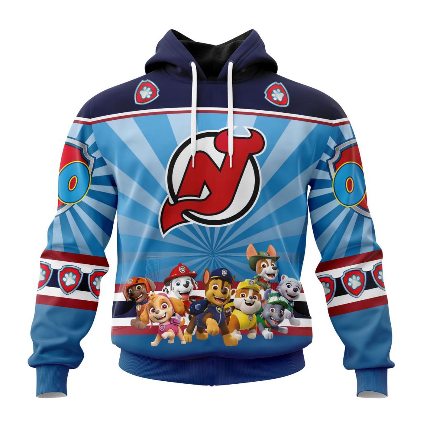 NHL New Jersey Devils Special Paw Patrol Kits ST2201 3d Printed Hoodie 3d Printed Hoodie