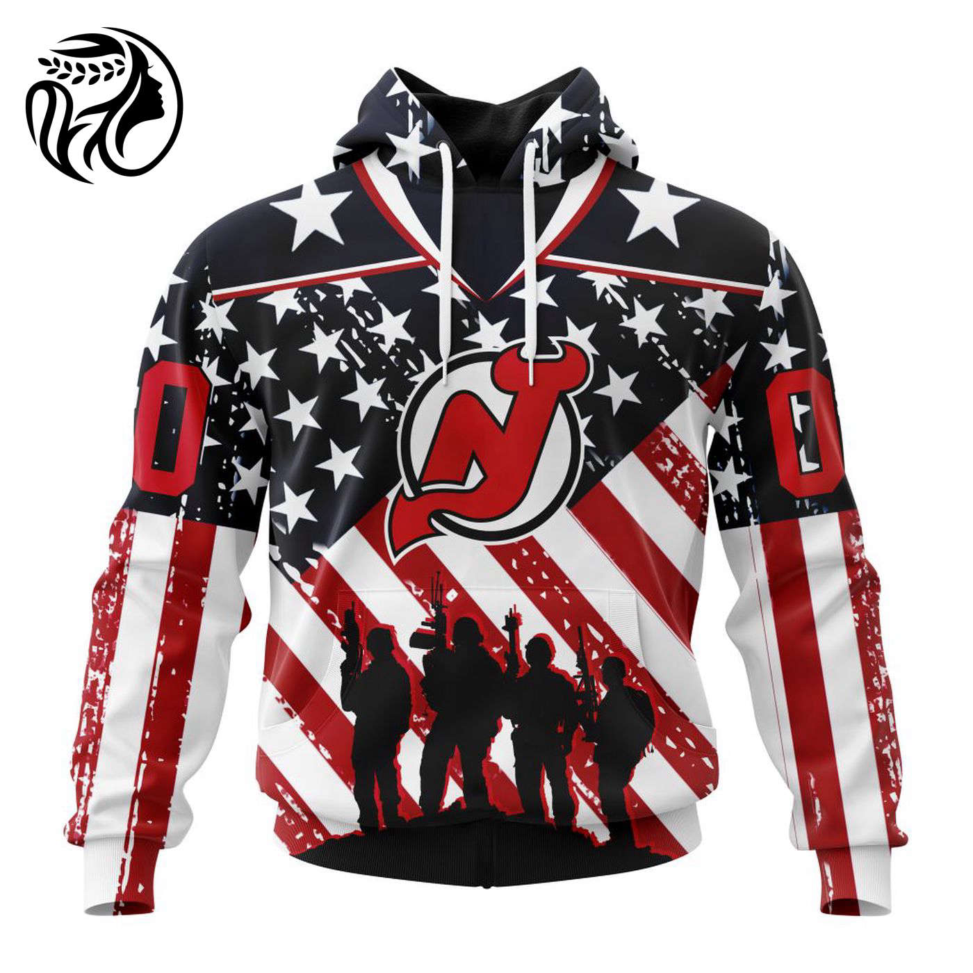 NHL New Jersey Devils | Specialized Kits For Honor US’s Military 3d Printed Hoodie 3d Printed Hoodie