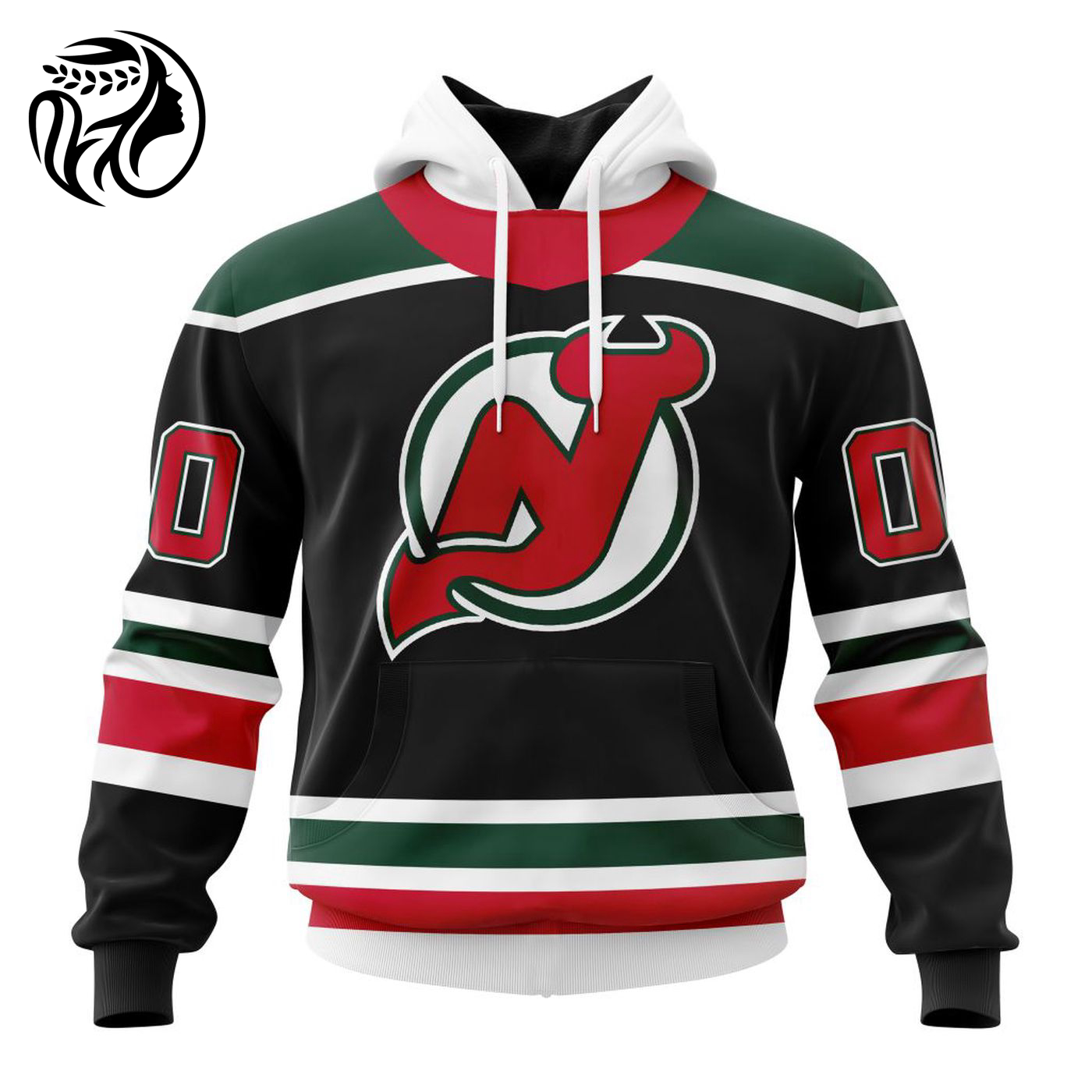 NHL New Jersey Devils | Specialized Unisex Kits With Retro Concepts 3d Printed Hoodie 3d Printed Hoodie