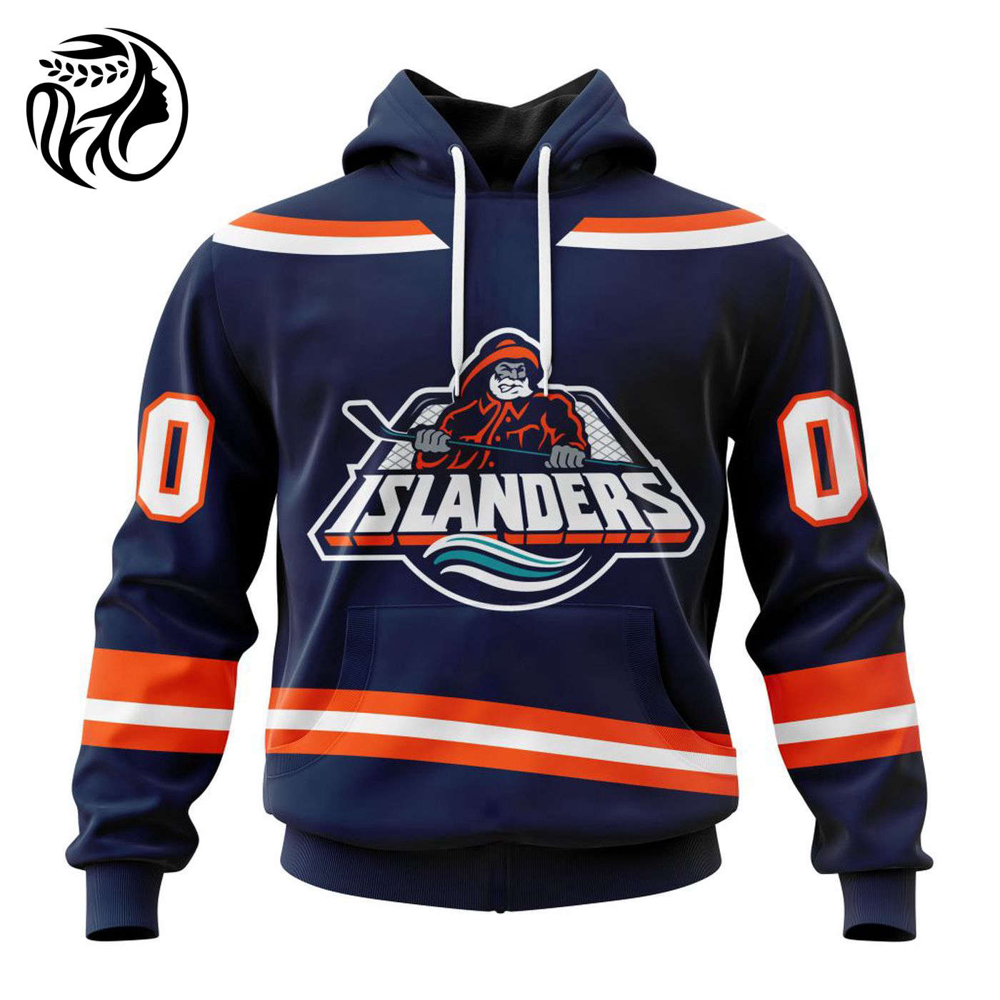 NHL New York Islanders Reverse Retro Kits 2022 3d Printed Hoodie 3d Printed Hoodie