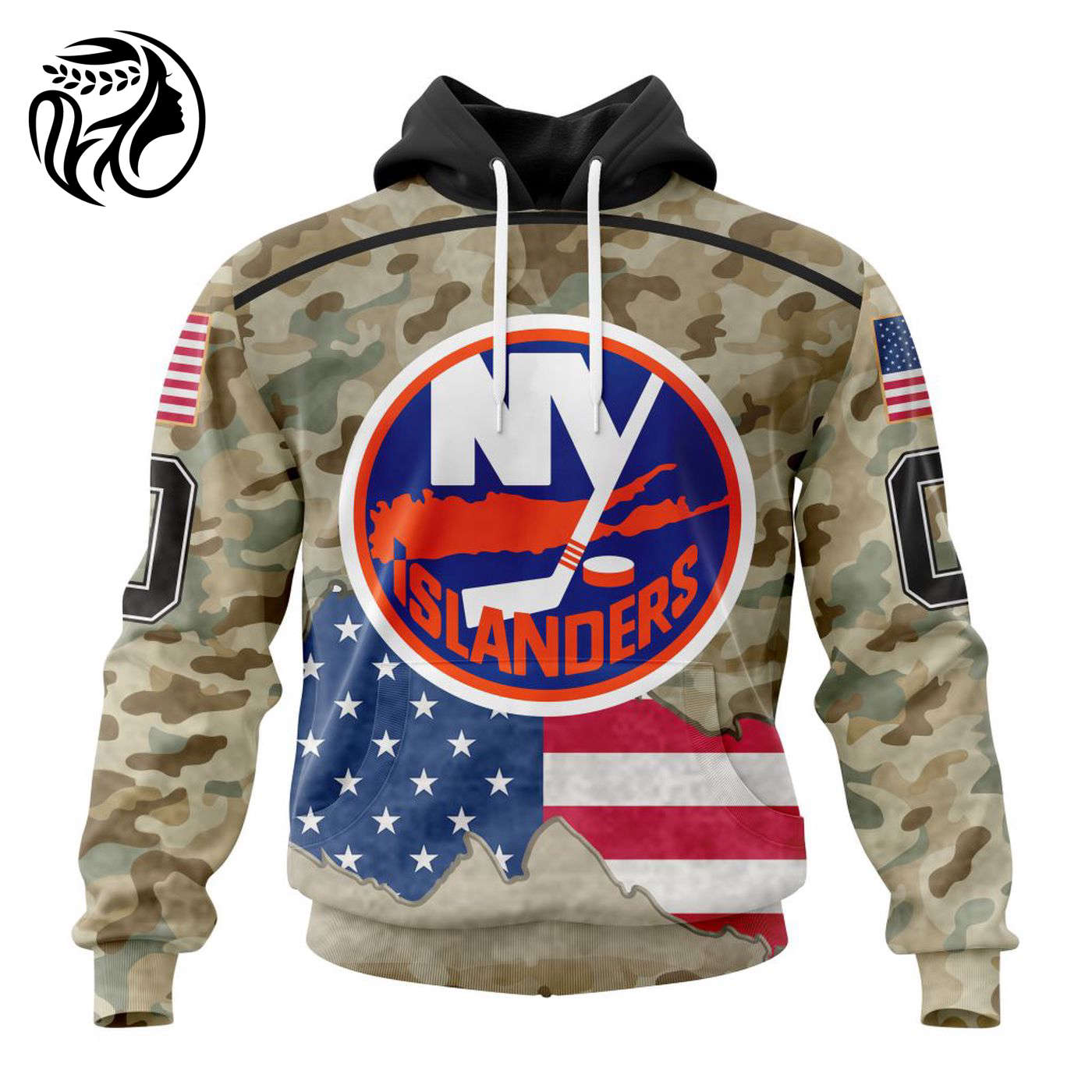 NHL New York Islanders | Specialized Kits For United State With Camo Color 3d Printed Hoodie 3d Printed Hoodie