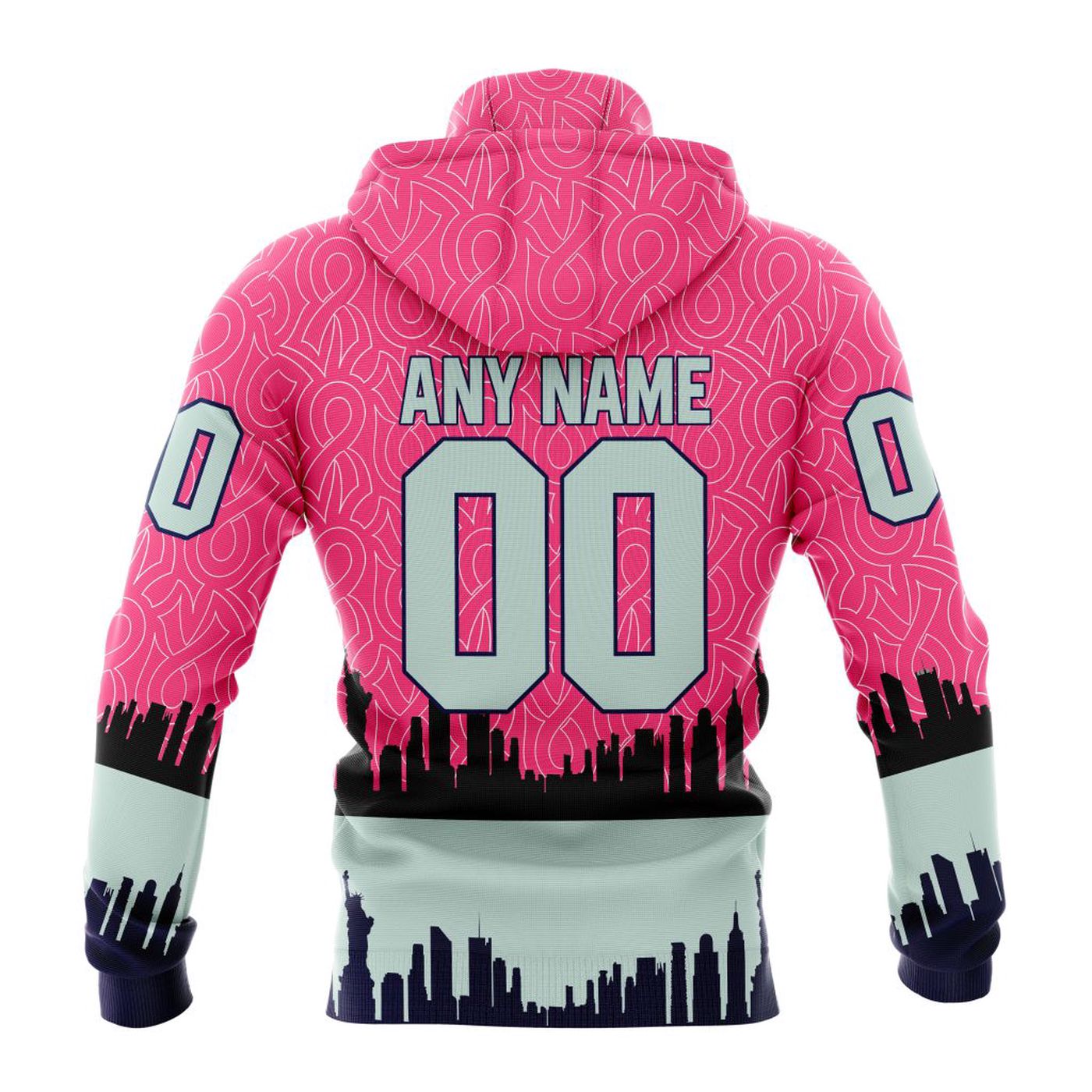 NHL New York Islanders | Specialized Unisex Kits Hockey Fights Against Cancer V0222 3d Printed Hoodie 3d Printed Hoodie