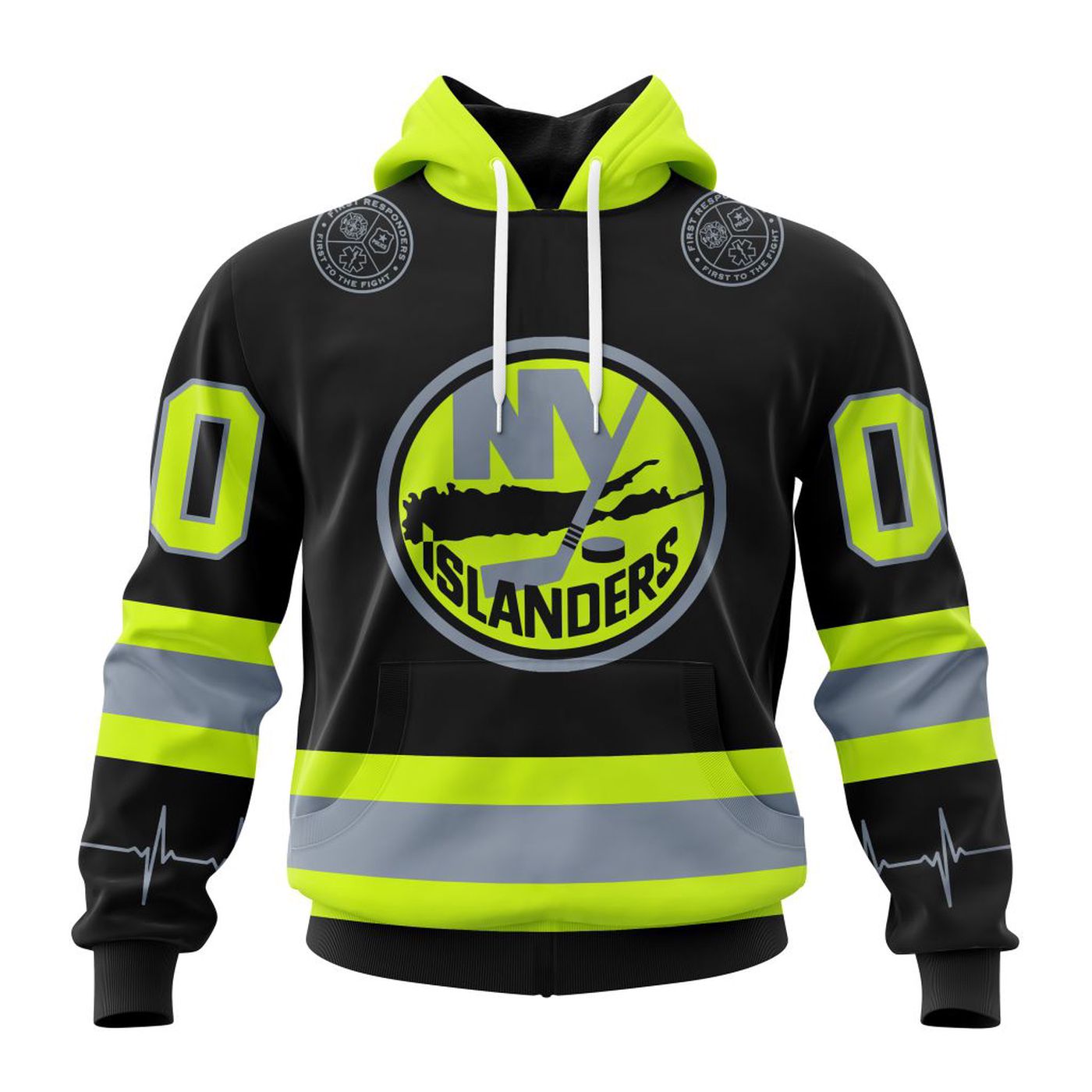 NHL New York Islanders | Specialized Unisex Kits With FireFighter Uniforms Color 3d Printed Hoodie 3d Printed Hoodie