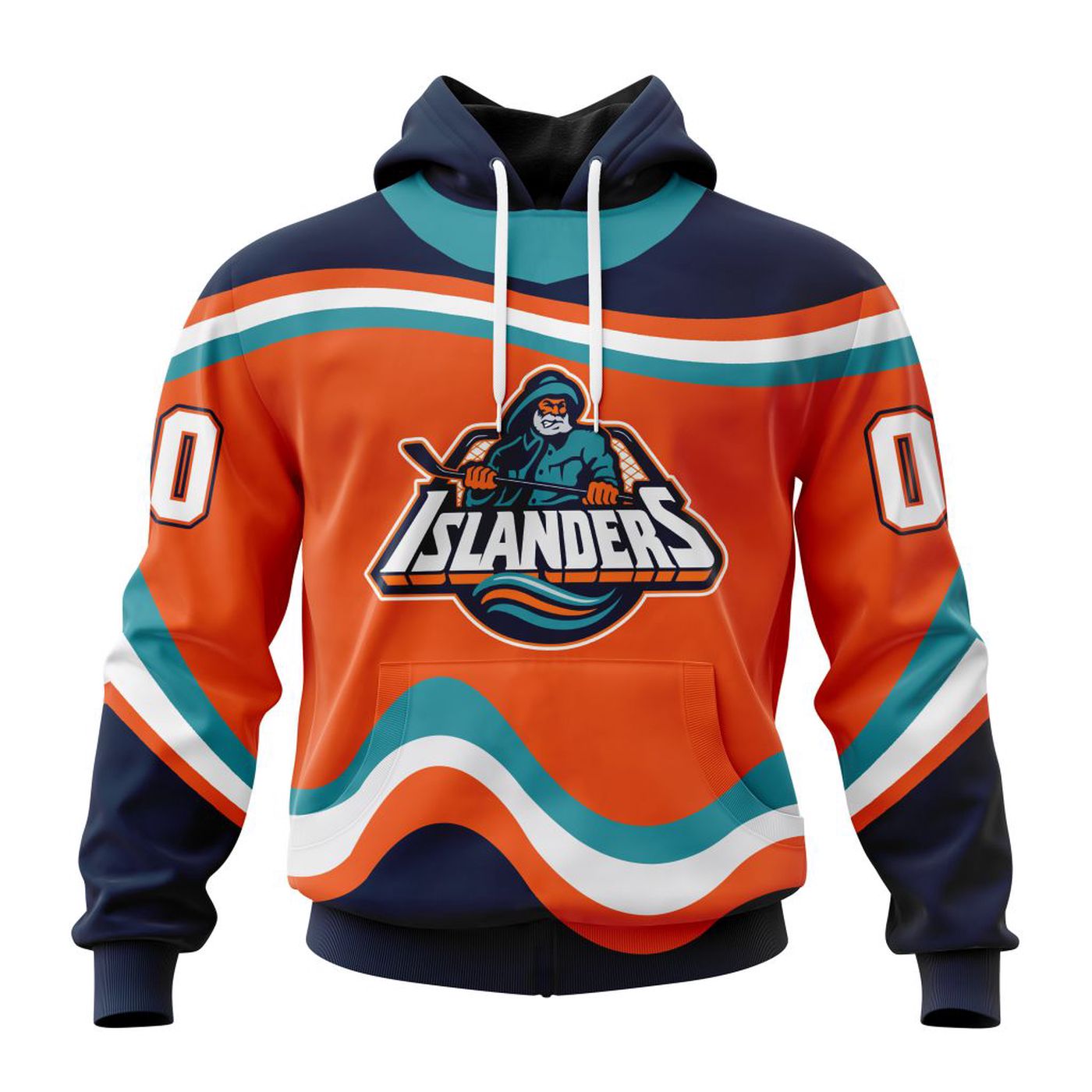 NHL New York Islanders | Specialized Unisex Kits With Retro Concepts 3d Printed Hoodie 3d Printed Hoodie
