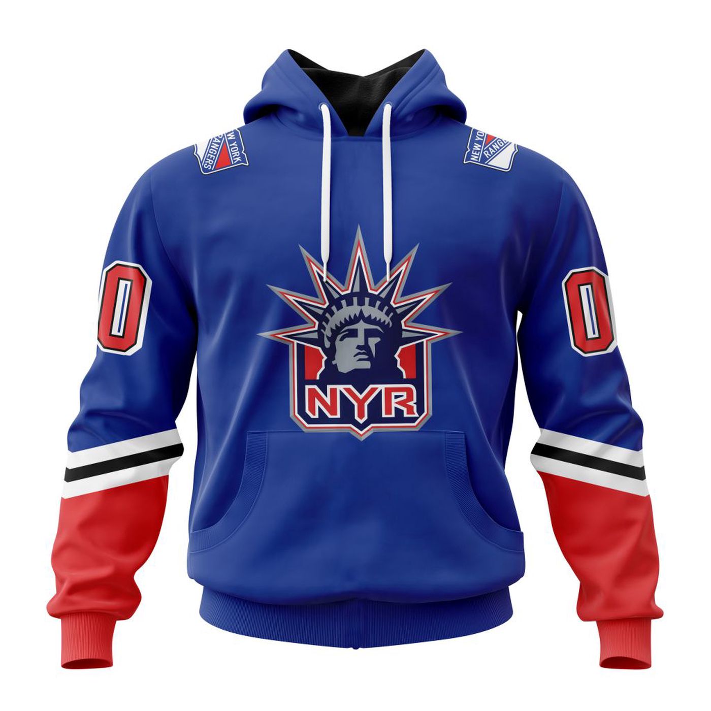 NHL New York Rangers Reverse Retro Kits 2022 3d Printed Hoodie 3d Printed Hoodie