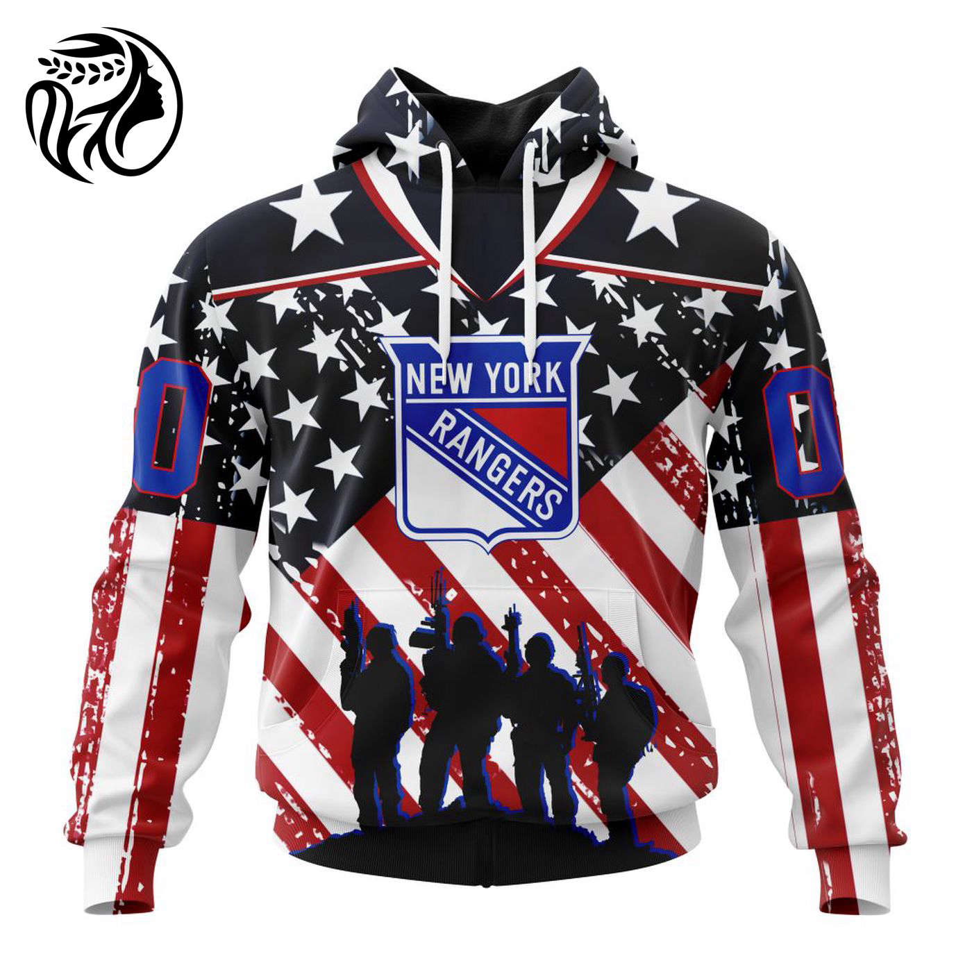 NHL New York Rangers | Specialized Kits For Honor US’s Military 3d Printed Hoodie 3d Printed Hoodie