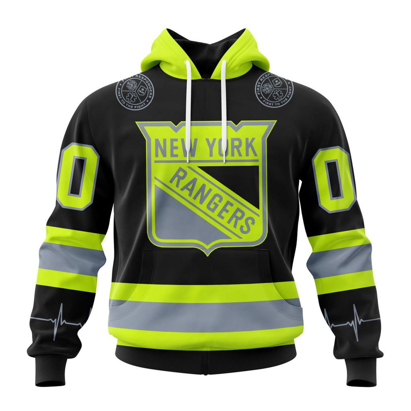 NHL New York Rangers | Specialized Unisex Kits With FireFighter Uniforms Color 3d Printed Hoodie 3d Printed Hoodie