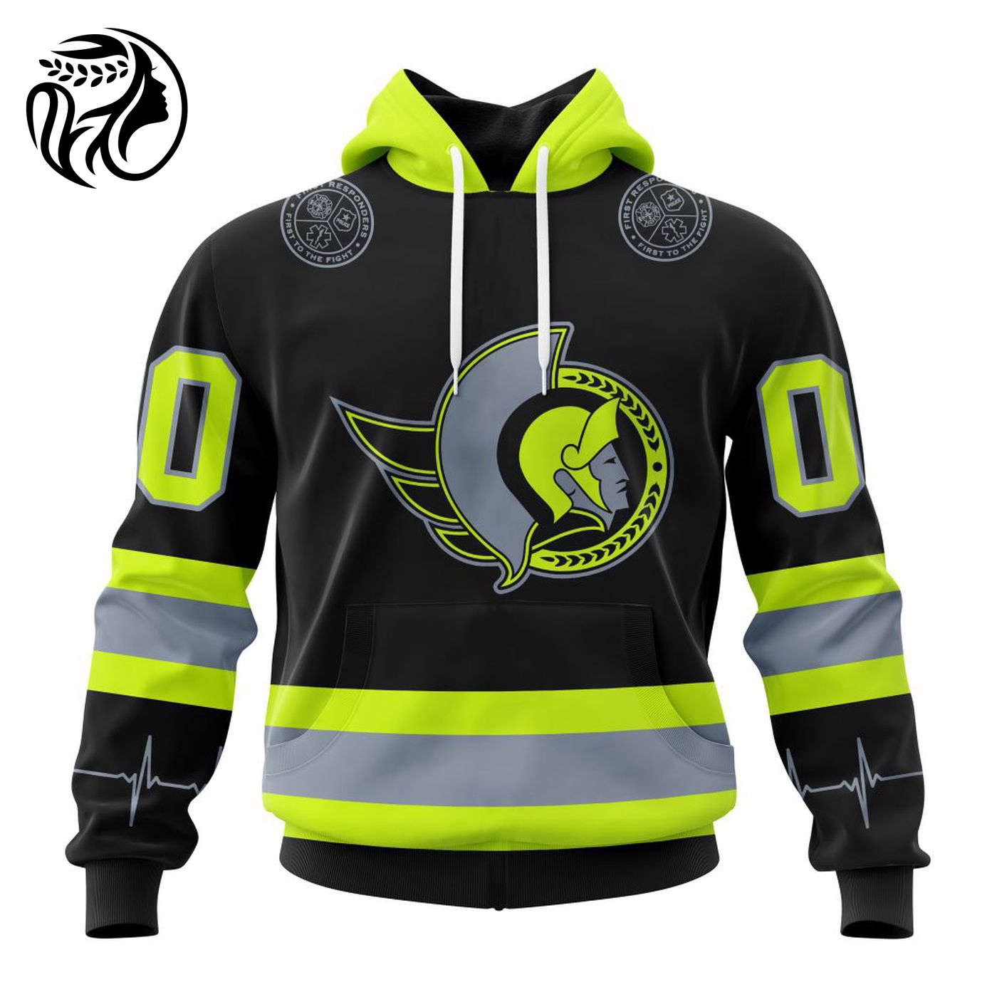 NHL Ottawa Senators | Specialized Unisex Kits With FireFighter Uniforms Color 3d Printed Hoodie 3d Printed Hoodie