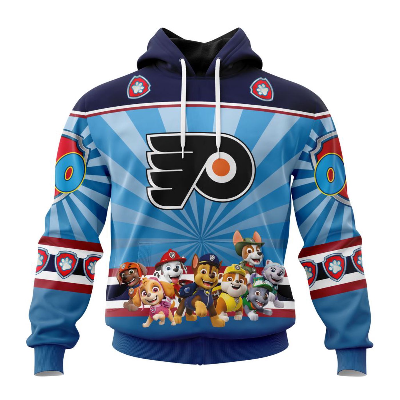 NHL Philadelphia Flyers Special Paw Patrol Kits ST2201 3d Printed Hoodie 3d Printed Hoodie
