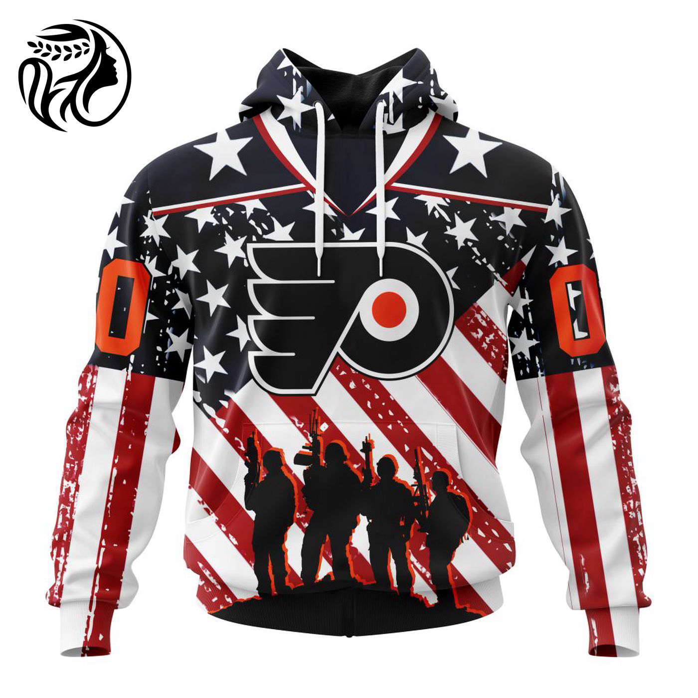 NHL Philadelphia Flyers | Specialized Kits For Honor US’s Military 3d Printed Hoodie 3d Printed Hoodie