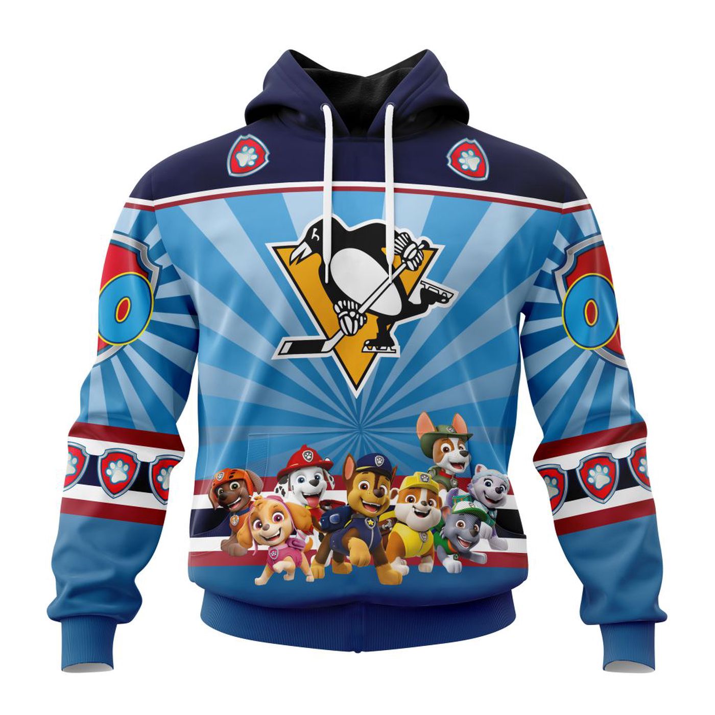 NHL Pittsburgh Penguins Special Paw Patrol Kits ST2201 3d Printed Hoodie 3d Printed Hoodie